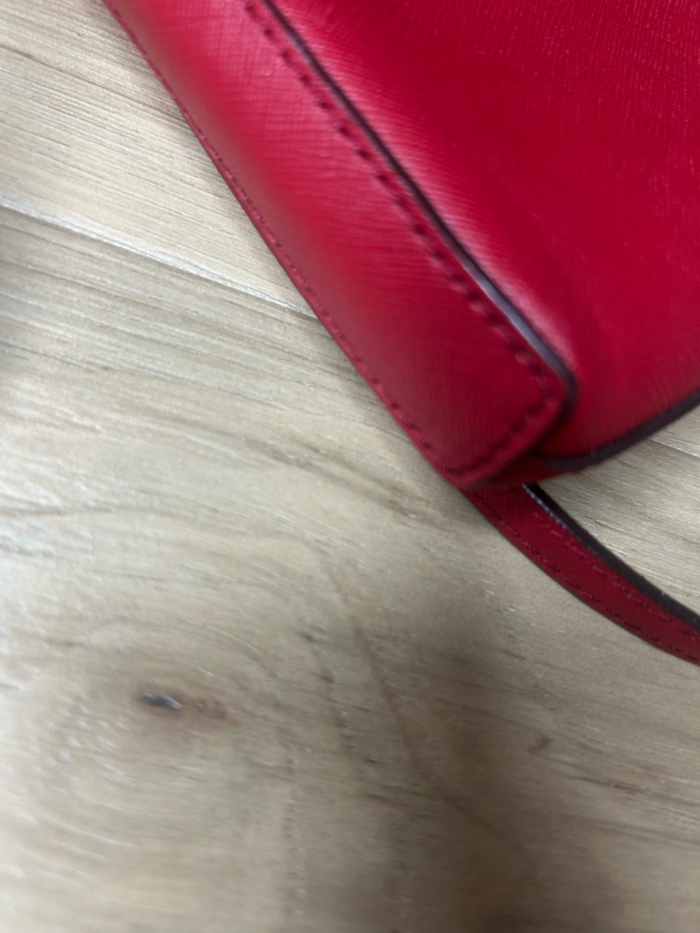 kate spade Red Leather Crossbody with Polished Turn-Lock - Picture 3 of 6